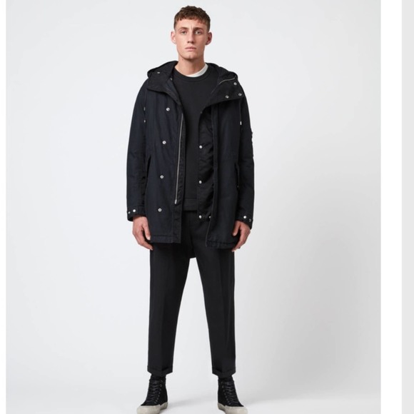 all saints flax parka